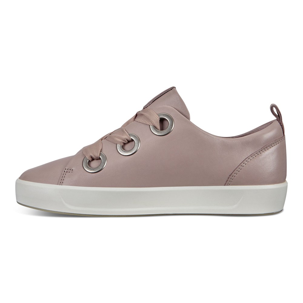 ECCO Womens Sneakers Grey - Soft 8 3-Eyelet - UDM-230746